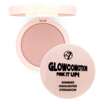 W7 SHIMMER HIGHLIGHER EYESHADOW GLOWCOMOTION - PINK IT UP! 8,5г